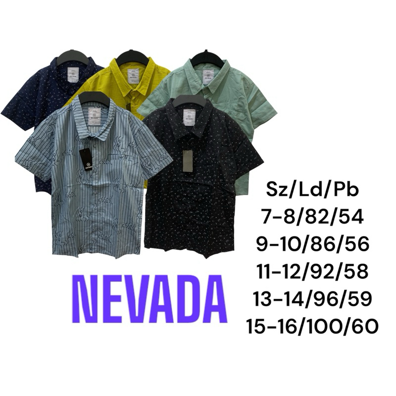kemeja anak nevada