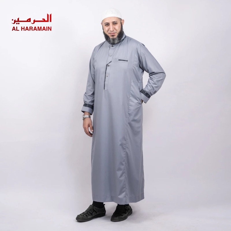 Al Haramain Jubah/Gamis Pria Dewasa Slimfit Kombinasi (LGH 004) |