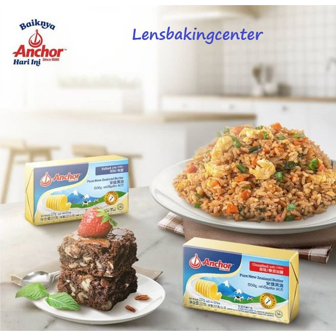 

Anchor Unsalted Butter Salted Buter 200gr / 200gram / 200 gr / 200 gram