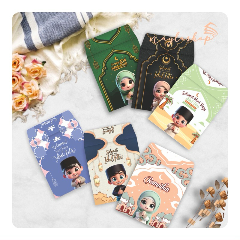 

( ISI 20) AMPLOP LEBARAN AMPLOP ANGPAU MINI LUCU 2025 AMPLOP LEBARAN AESTETHIC AMPLOP THR