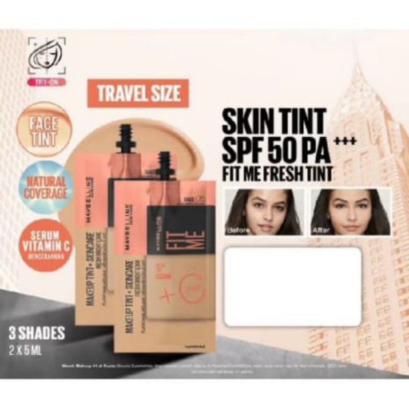 Maybelline Fit Me Fresh Tint Foundation Sachet 5ml