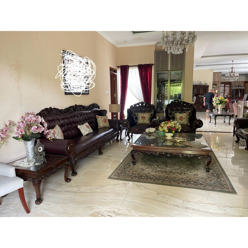 set furniture kayu jati jepara