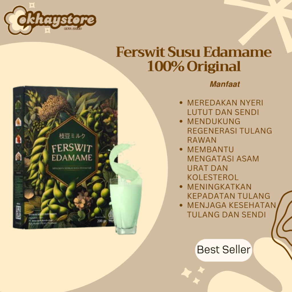 

Ferswit Susu Edamame Jepang Untuk Kolesterol, Asam Urat, Nyeri Sendi & Tulang 100% Original