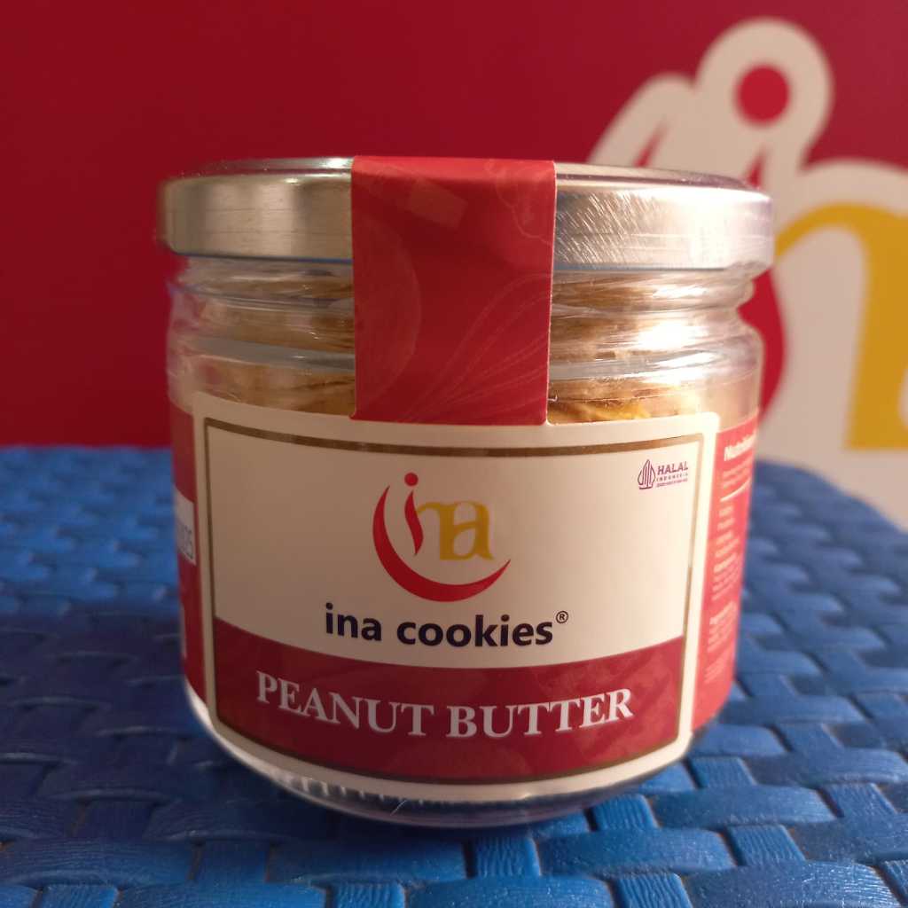 

Peanut Butter - Kue Kering Premium Toples Jar by Ina Cookies