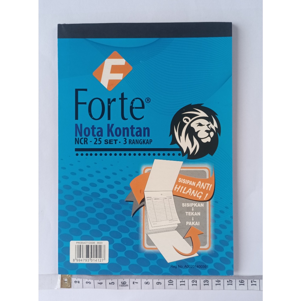 

Buku Nota 3 Ply A6 25 Set Forte
