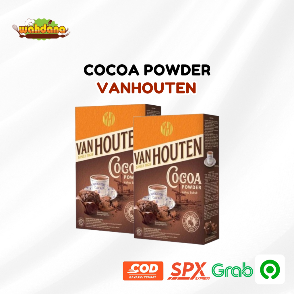 

Cocoa Powder VAN HOUTEN Bubuk Coklat 165gr 80gr 40gr