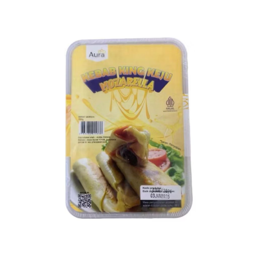 

AURA-KEBABKING-MINI/MOZARELLA/350GRAM