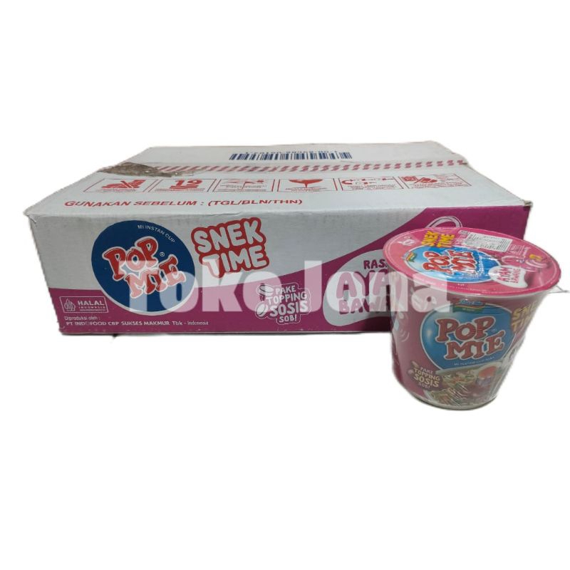 

Promo 7.7 Pop Mie Snek Pop Mi Mini Ayam Bawang 1 Dus Isi 12 Pcs