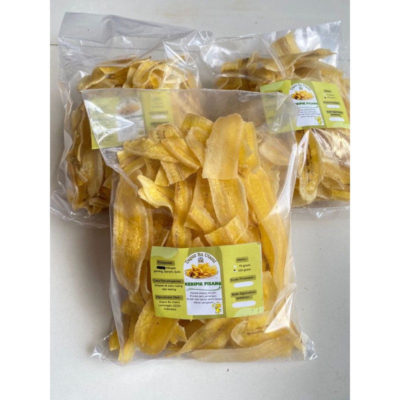 

Keripik pisang kepok asli lamongan 150 gram