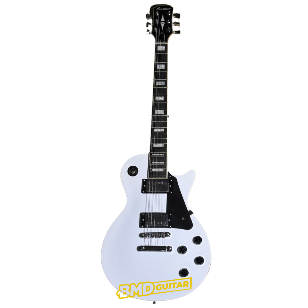Scorpion LP610 White - Gitar Elektrik Les Paul