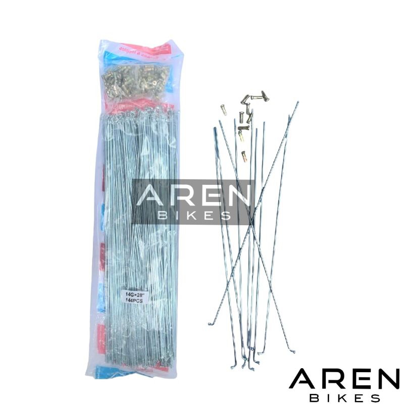 JARI JARI SEPEDA 28 14G x 28" JOWO ONTEL ONTHEL RUJI UNTA UNTO BESI CP CHROME KROM TRALI JARI-JARI 2