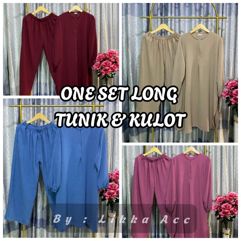 TRENDING  ONE SET TUNIK CRINKLE PREMIUM