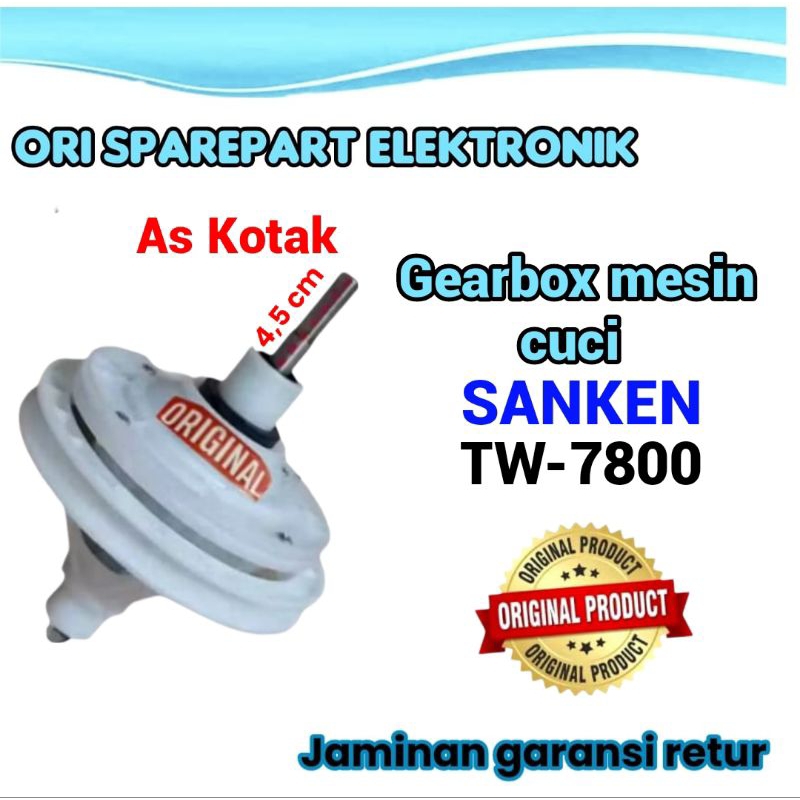 Gear Box Mesin Cuci SANKEN TW-7800 as kotak