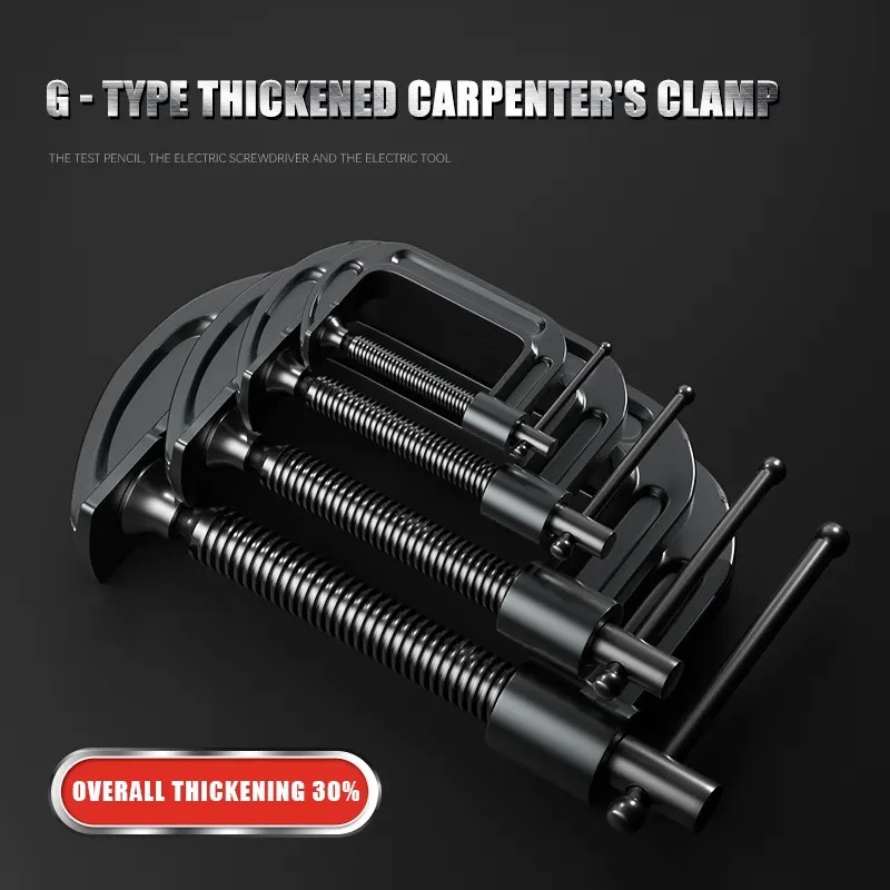 Klem C 2 Iinch 3inch 4inch 5inch 6inch 8inch 10inch C Clamp Catok Penjepit Kayu 3" 4" 5" 6" 8" 10"