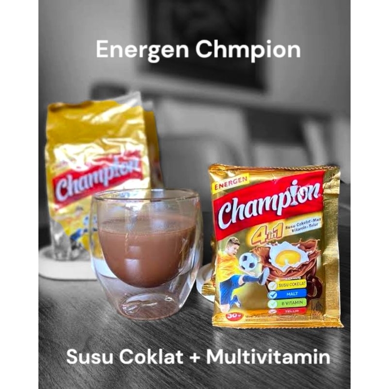 

Champion Susu coklat 5 pcs Energen
