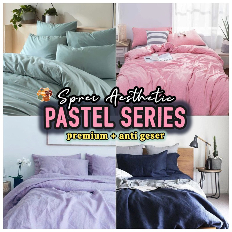 SPREI AESTHETIC PASTEL PINK LILAC SAGE - GOODIY CRAFT