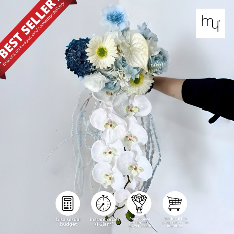 HOOMEY - Hand Bouquet Pernikahan | Hand Bouquet Murah | Hand Bouquet Wedding