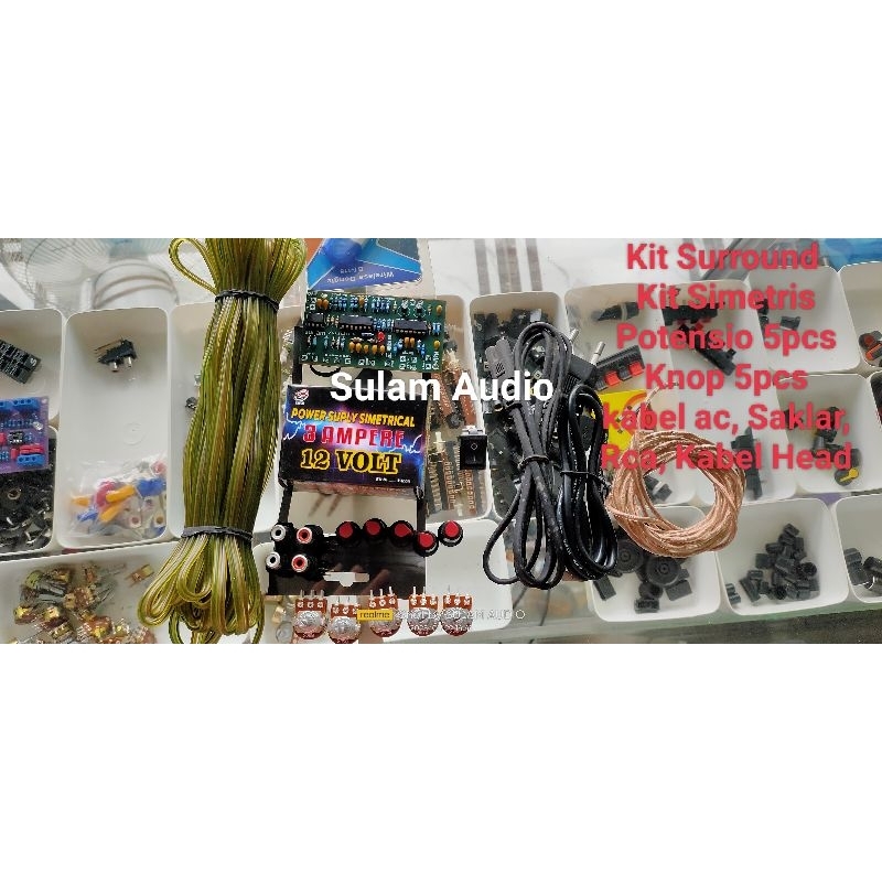 PAKET DIY PROLOGIC SURROUND 7.1 SIAP RAKIT