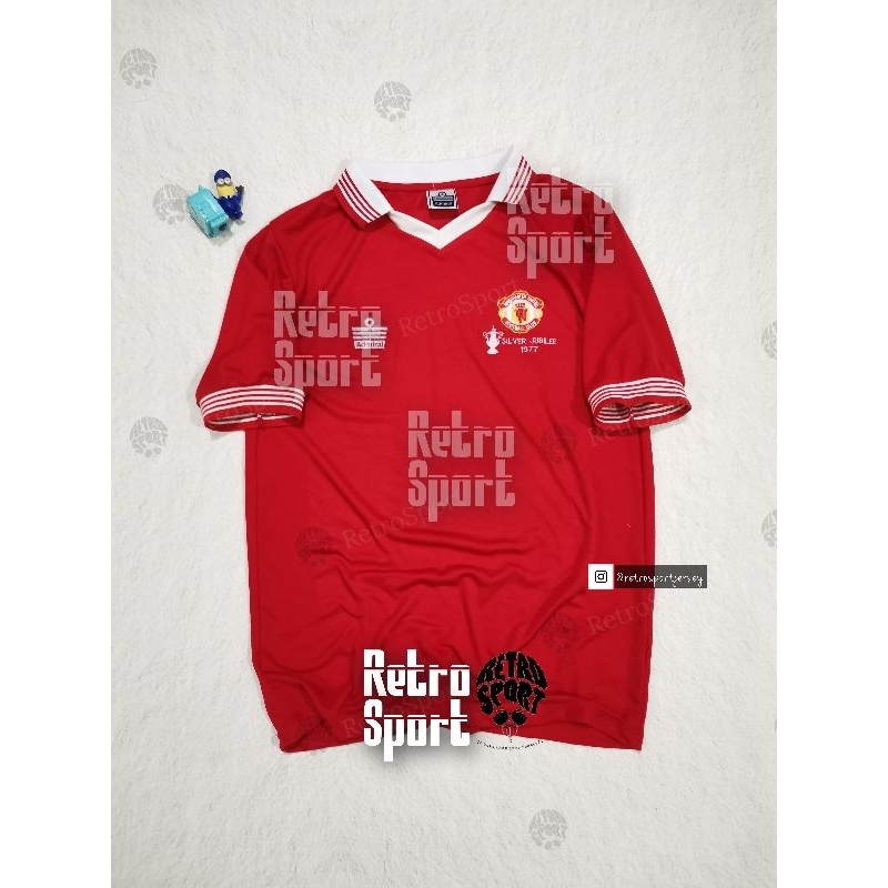 Jersey Bola Vintage — EMYU Retro Final (FA Cup 77) Silver Jubilee 1977 | WeKa size S-6XL