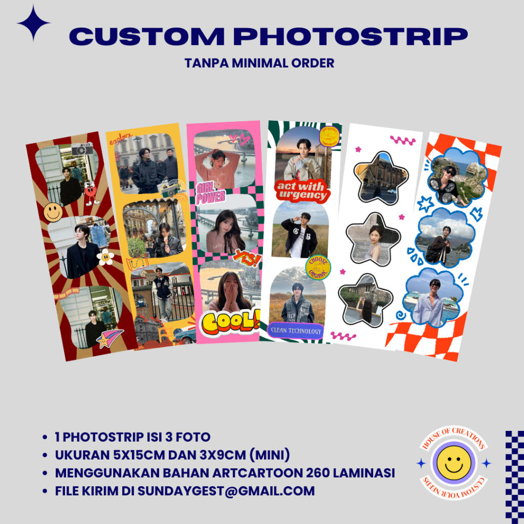 

CUSTOM PHOTOSTRIP FREEBIES PREMIUM TERMURAH KPOP/JKT48/JPOP/FOTO SENDIRI