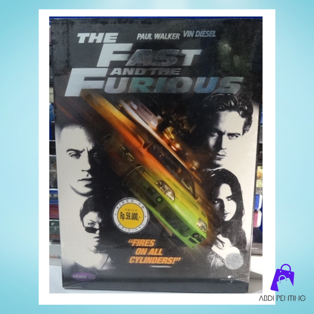 VCD FILM THE FAST AND THE FURIOUS - Segel