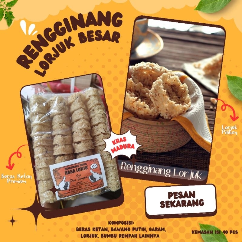 

Rengginang Lorjuk Besar