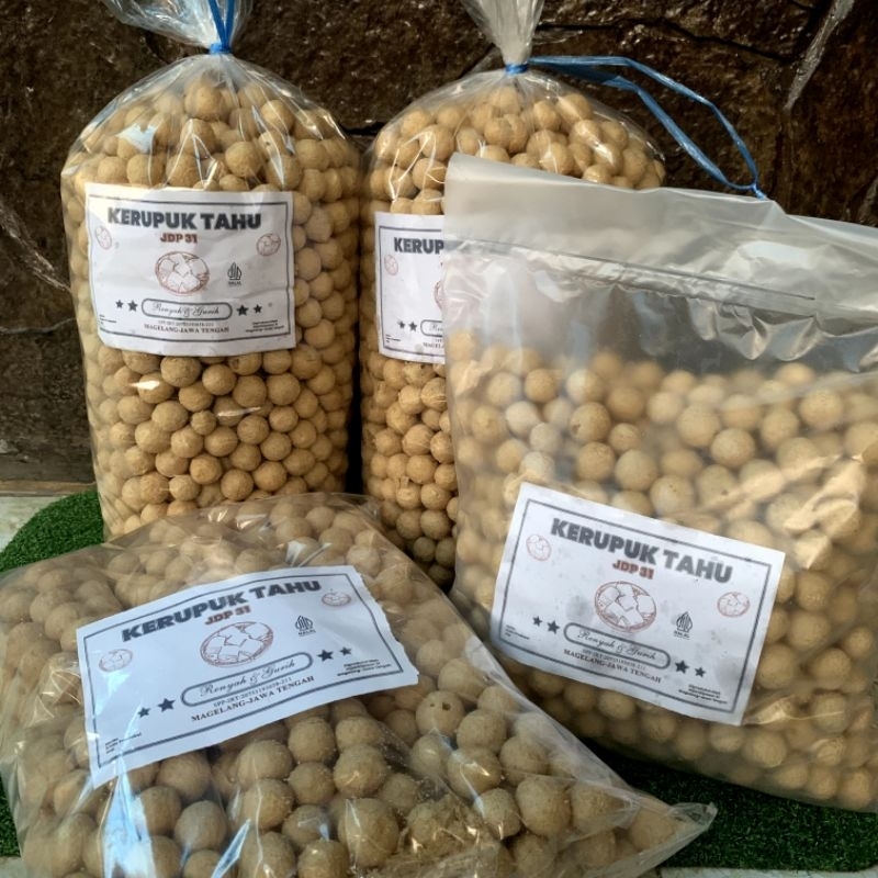

Nycyta Home Keripik Tahu Bulat Mini/ 1Kg/500Gr/Renyah Dan Gurih Original