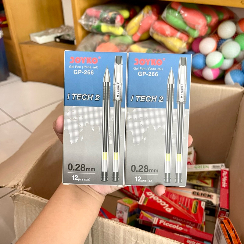 

(12 PCS) PULPEN / BOLPEN JOYKO GP-266 ITECH 2 0.28MM