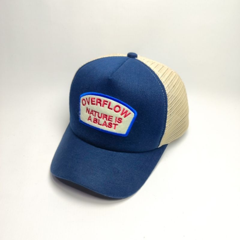 Enjoy Renewal - Topi Jaring Trucker Hat Lidah Pendek - Topi Jaring Lidah Pendek