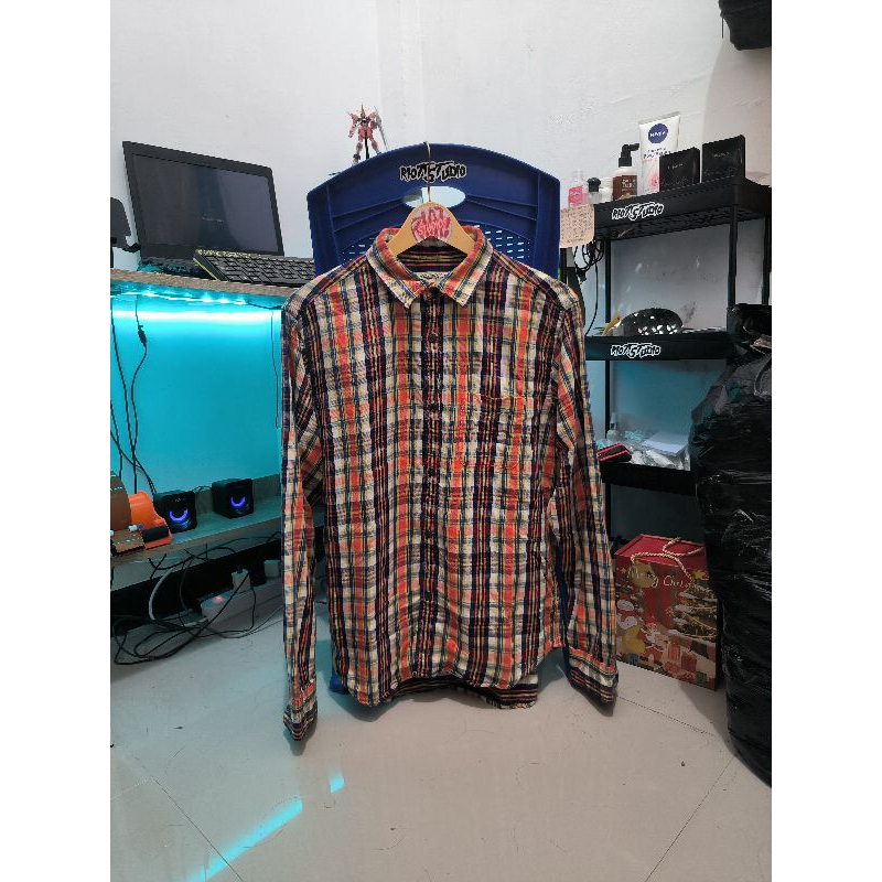 KEMEJA FLANEL FLANNEL GLOBAL WORK
