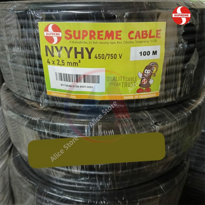 KABEL NYYHY / NYMHY 4x2,5 MM SUPREME / KABEL SERABUT NYYHY 4X2,5mm