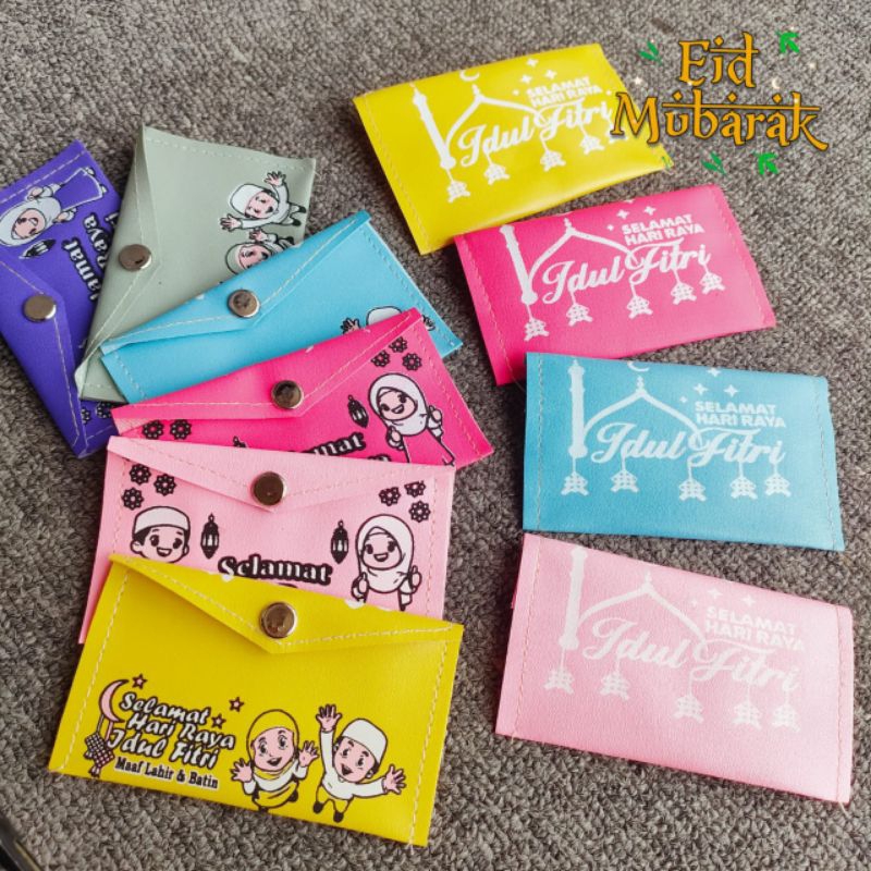 

(12 PCS) DOMPET AMPLOP LEBARAN/MINI AMPLOP LEBARAN KECIL/DAPAT 12 PCS DOMPET (kecil)