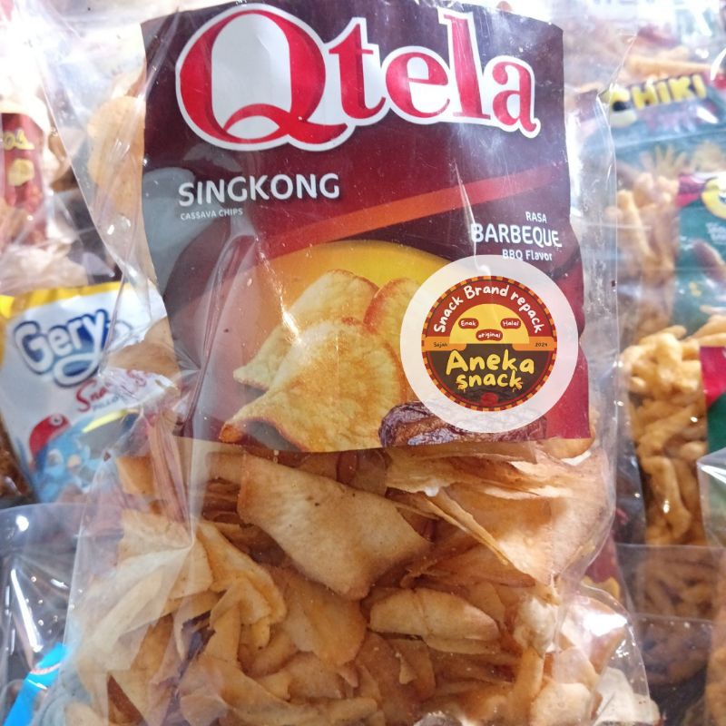 

QTELA SINGKONG BARBEQUE KEMASAN REPACK KILOAN 200 GRAM