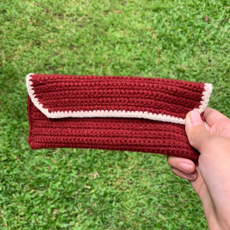 

Pencil Case Crochet | Tempat Pensil/Alat Rajut/Aksesoris Rajut