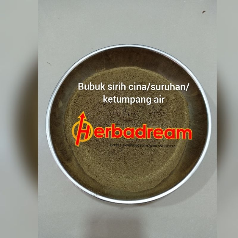 

100 GRAM BUBUK SIRIH CINA KETUMPANG AIR SURUHAN TUMPANGAN SURUH BUMI PEPEROMIA PELLUCIDA POWDER TEPUNG SERBUK