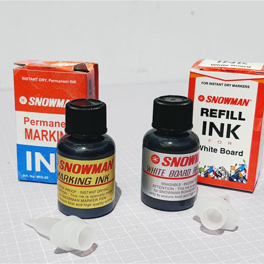 

Refill / Isi Ulang Tinta Spidol Snowman Whiteboard (BG12) & Permanent Marker (G12)