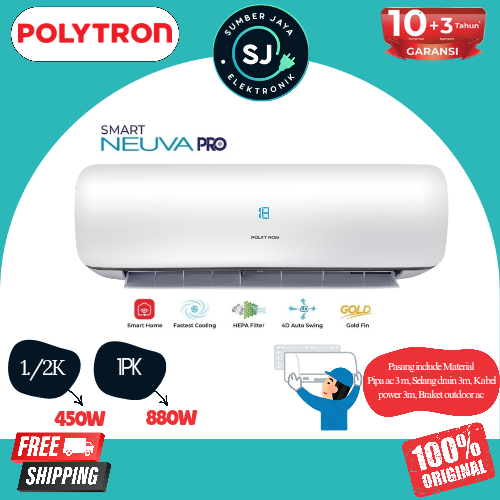 AC Polytron Standard PAC05VZ / PAC09VZ 1/2PK / 1 PK AC Polytron Neuva Pro AC Standard Polytron