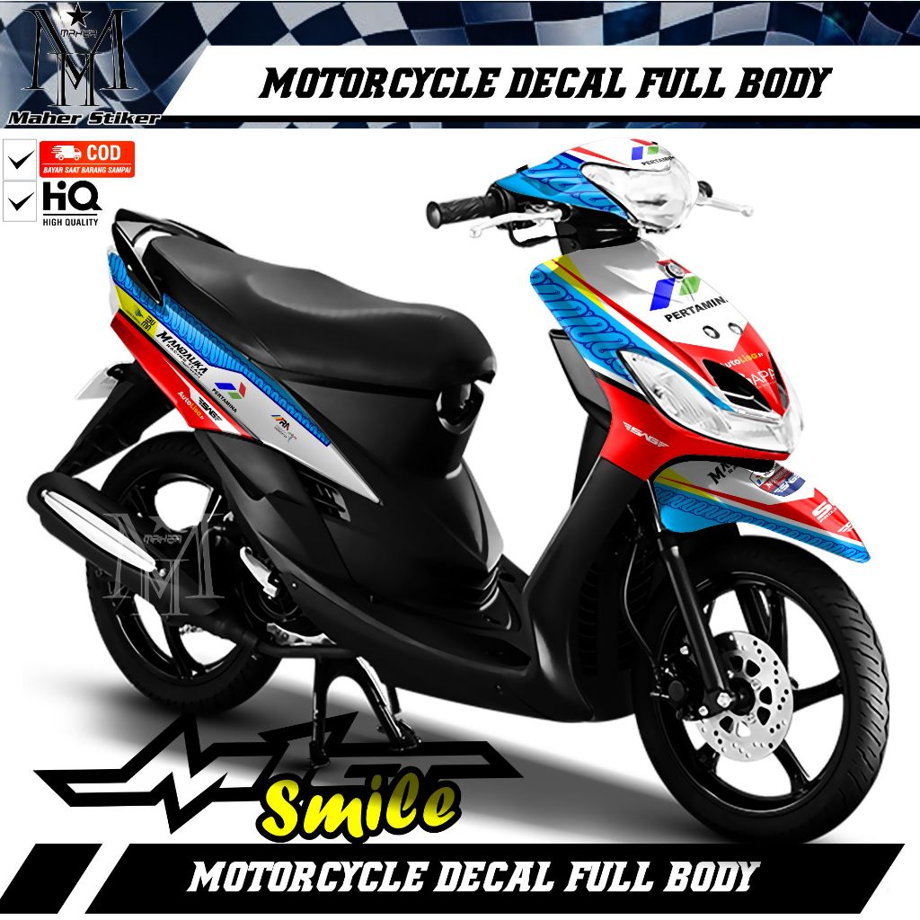 Decal Full Body Mio Smile Variasi Mandalika