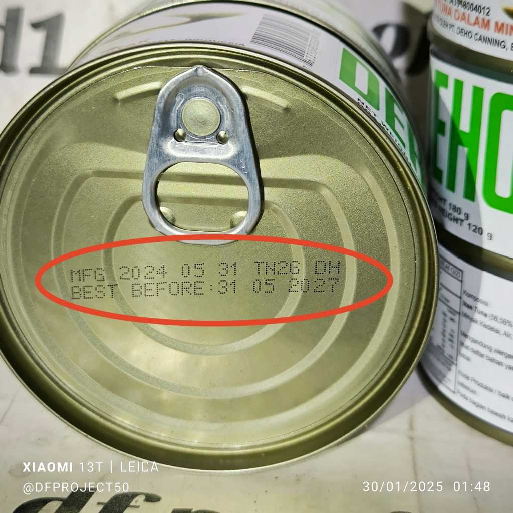 

Maknyuss1 Deho Tuna Kaleng 180 Gram Ikan Tuna Dalam Kemasan Chunk Exp.31 Mei 2027