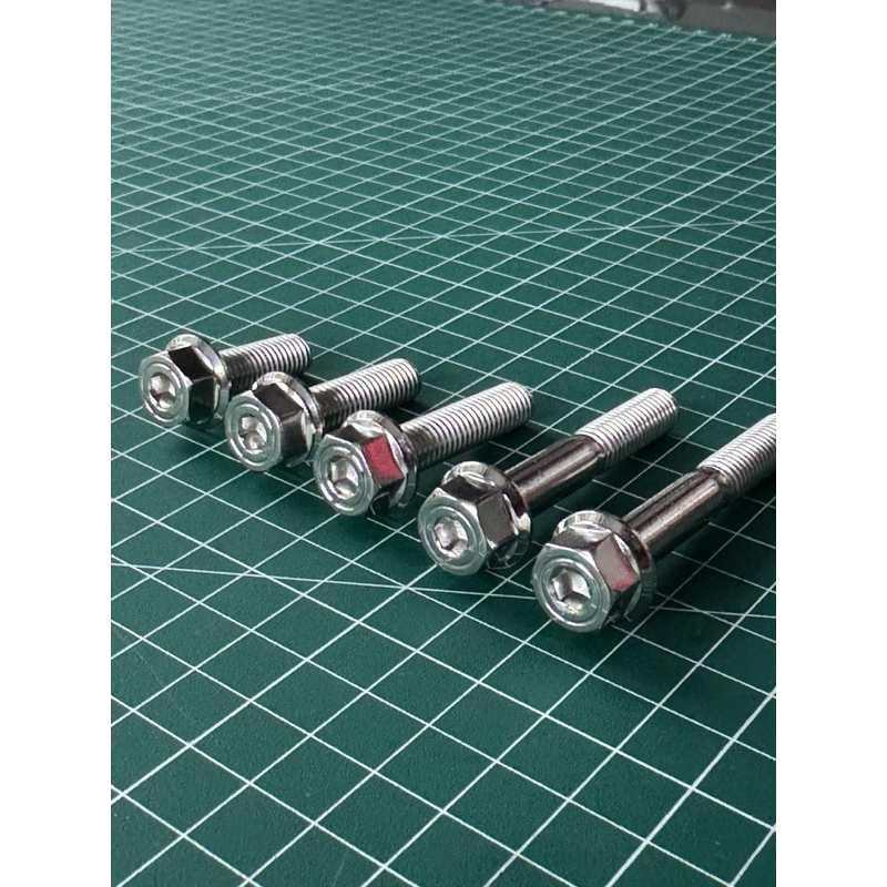 baut stainlees heng model hexagonal dua kunci drat12 m8x10,15,20,25,30,35,40,45,50,55,,60,65,70,80