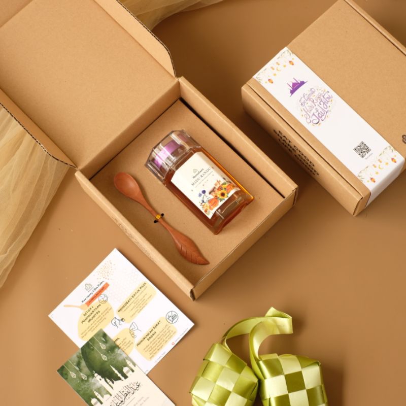 

Healthy Set Hampers Single Sehat Ramadhan Idul Fitri Imlek CNY Isi Madu 120 ml