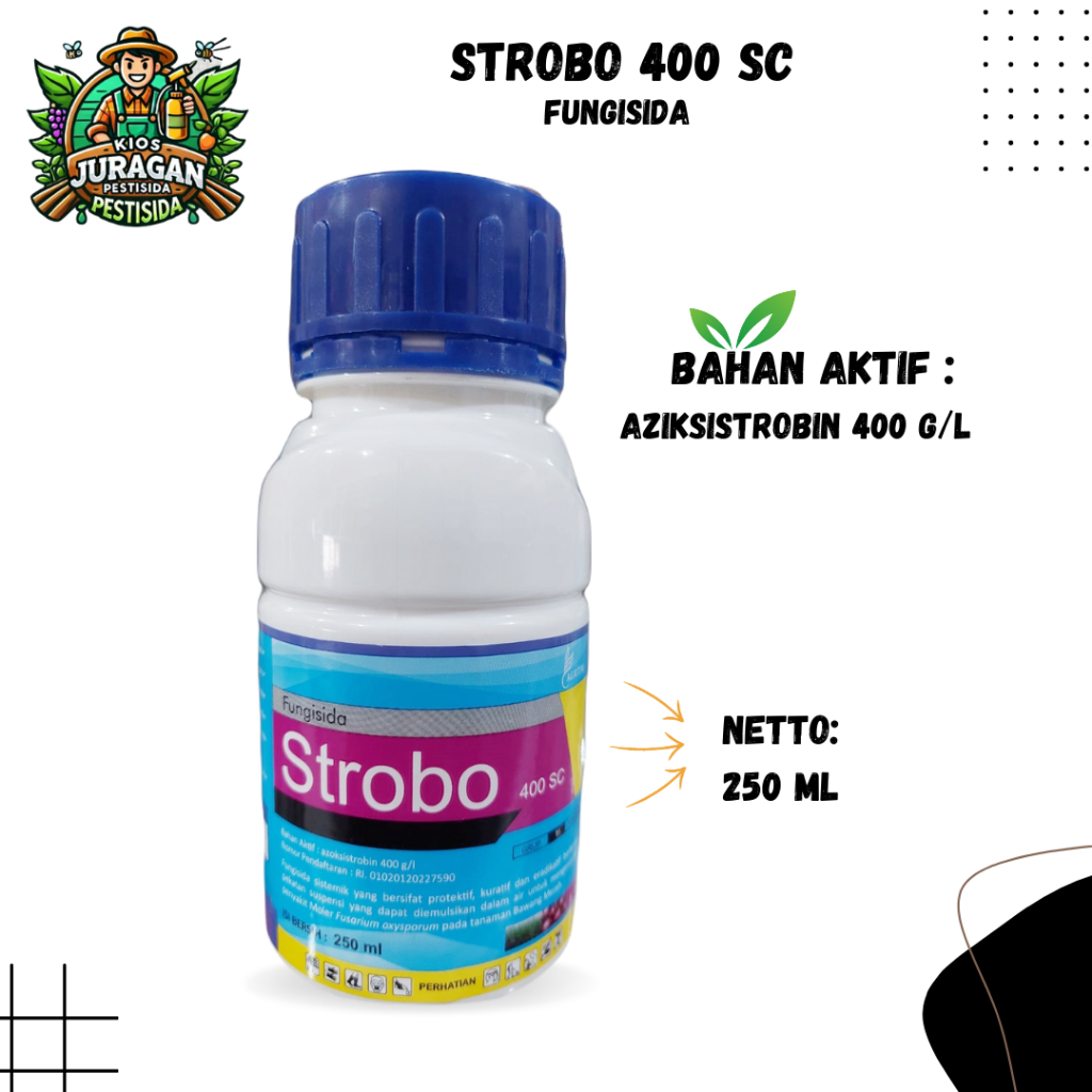 STROBO 400SC 250ML FUNGISIDA AZOKSISTROBIN
