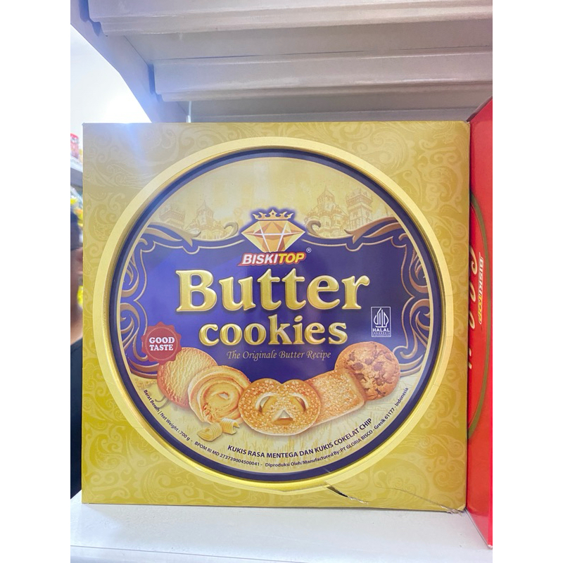 

Biskitop Butter Cookies Kaleng Besar 700gr