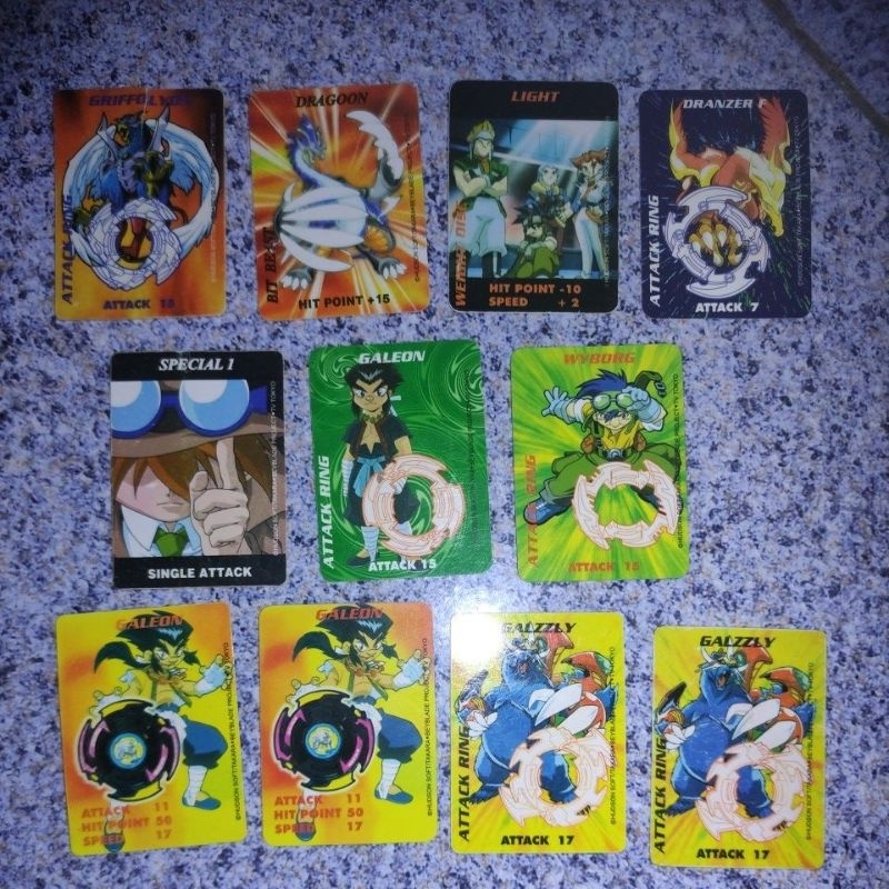 30-01-2025 Tazos Tazo Beyblade dragoon Dranzer F Galeon vtg