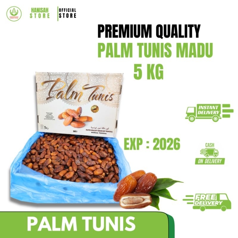 

Kurma Tunis Madu •Palm Tunis• 5kg Premium quality