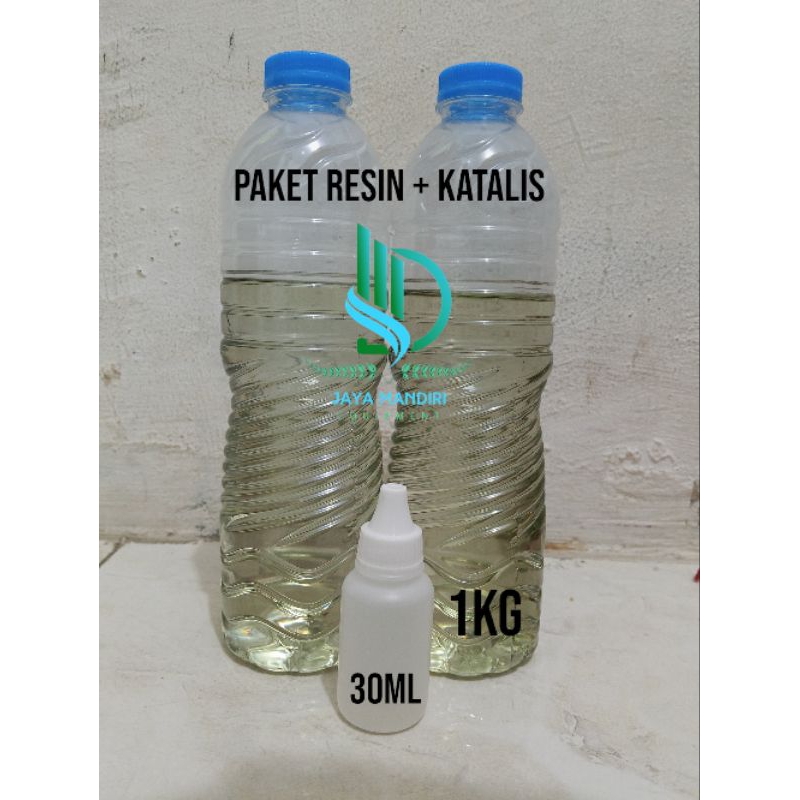 Resin bening+ katalis 1kg