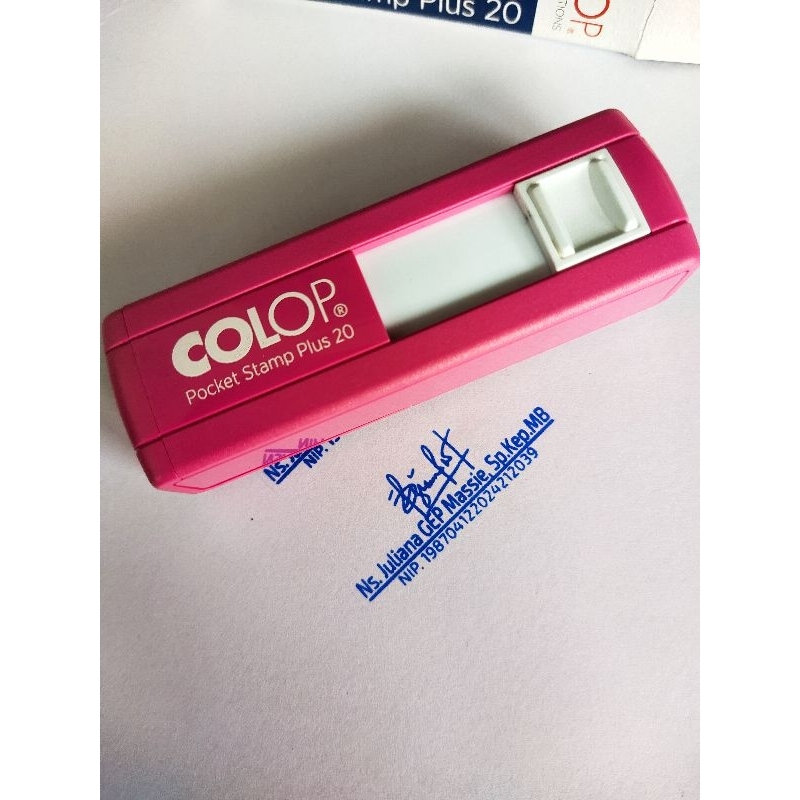 

Stempel Colop Poket 2.0 / Stempel Dokter