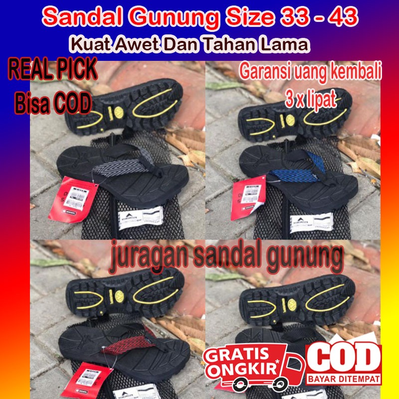 EIGER001 ORIGINAL - Sendal Eiger001 Jepit Original Model Batu Pria Wanita Sendal Gunung Jepit Pria W