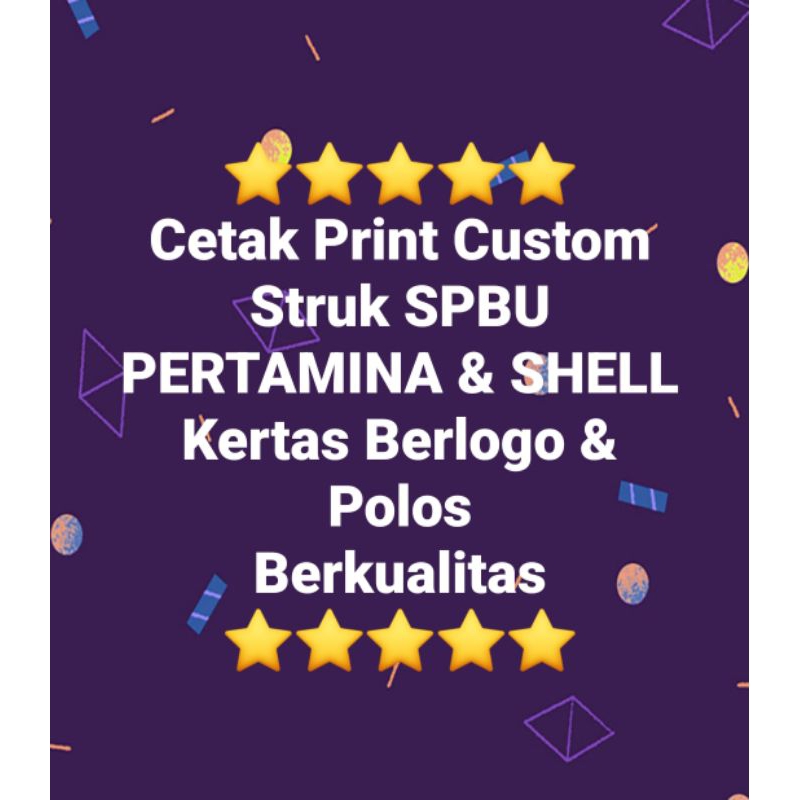 Print Cetak Custom Struk Nota Bon SPBU Pertamina & Shell Kertas Berlogo & Polos Berkualitas