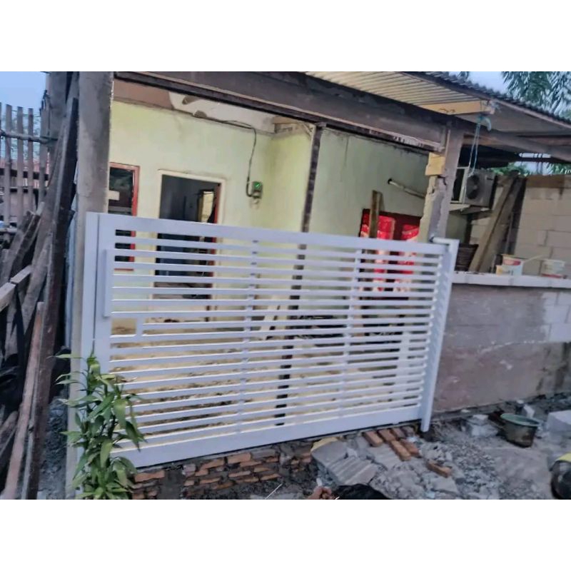 pagar minimalis besi holo galvanis